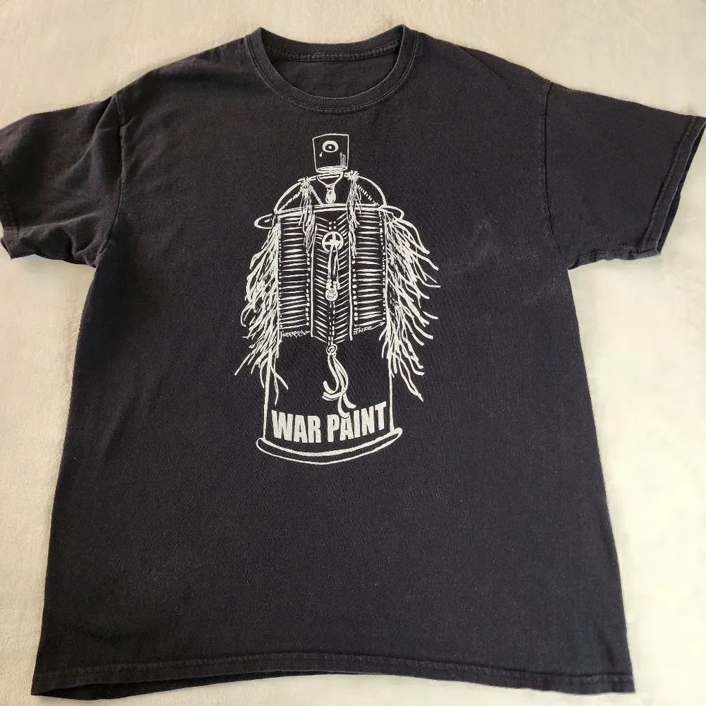 Saba Wear Spray Paint Can Labeled Was Paint Tshirt Indigenous Owned Size Large